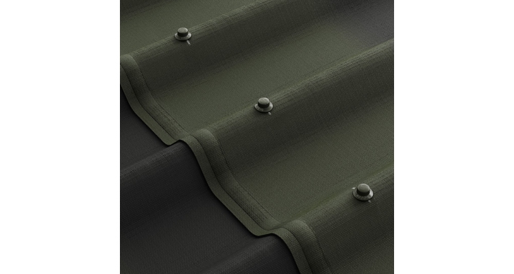 Черепица Ондулин зеленая