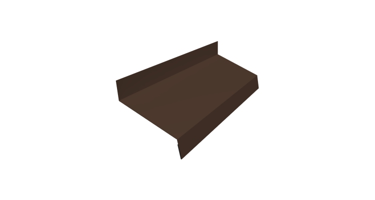 Отлив простой 50 0,45 Drap RAL 8017 шоколад (2м)