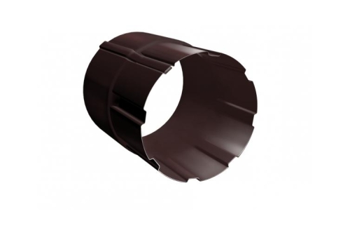 Соединитель трубы Grand Line PU 100 мм RAL 8017 шоколад