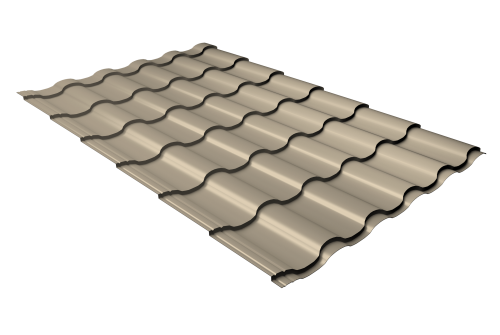 Профиль волновой кредо 0,45 PE RAL 1015 светлая слоновая кость