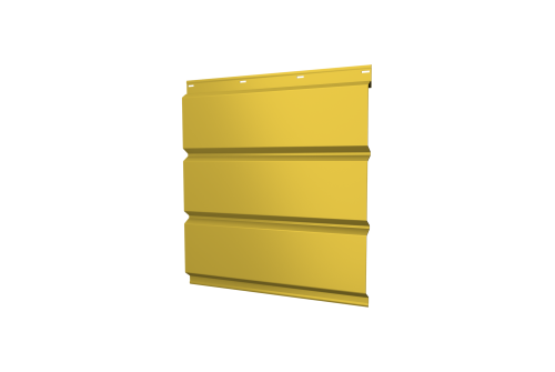 Софит металлический без перфорации 0,45 PE с пленкой RAL 1018 цинково-желтый
