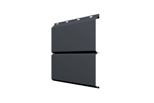 ЭкоБрус 0,345 GL 0.45 PE с пленкой RAL 7024 мокрый асфальт