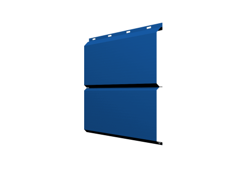 ЭкоБрус 0,345 GL 0.45 PE с пленкой RAL 5005 сигнальный синий