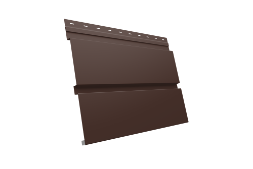 Квадро брус 0.5 Satin Мatt с пленкой RAL 8017 шоколад