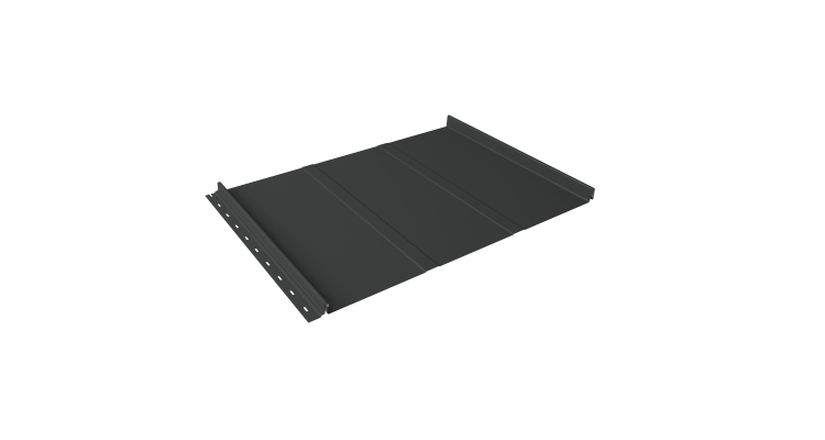 Кликфальц Line Grand Line 0.5 Drap TX с пленкой на замках RAL 7016 антрацитово-серый