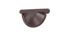 Заглушка торцевая универсальная GL PE 125 мм RR 32 темно-коричневый