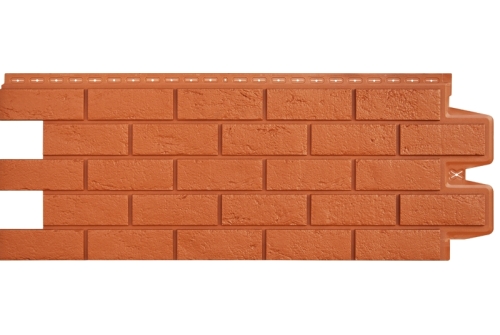 Фасадная панель GL Состаренный кирпич Classic терракотовый