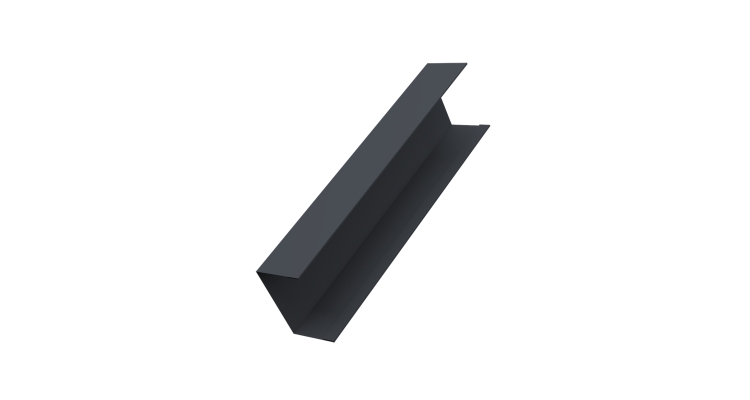 Крышка жалюзи Milan, Tokyo для калиток, ворот 0,45 PE-Double RAL 7024 мокрый асфальт (3м)