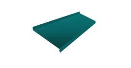 Отлив простой 200 0,45 PE с пленкой RAL 5021 водная синь (3м)