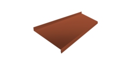 Отлив простой 200 0,45 Drap RAL 8004 терракота (3м)