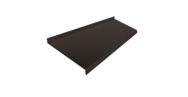 Отлив простой 250 0,5 Satin Matt RR 32 темно-коричневый (3м)