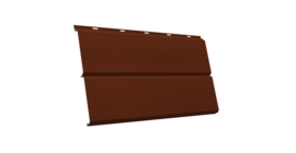 ЭкоБрус 3D GL 0,345 0.45 PE с пленкой RAL 3009 оксидно-красный