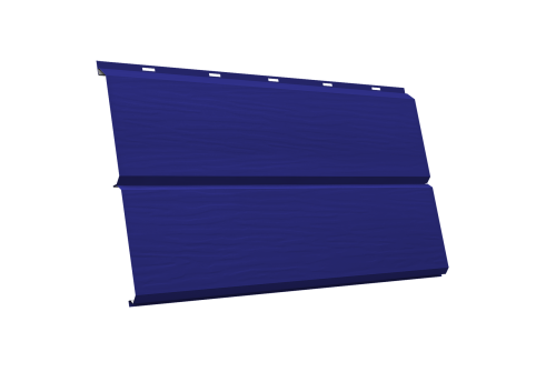 ЭкоБрус 3D 0,345 GL 0.45 PE с пленкой RAL 5002 ультрамариново-синий