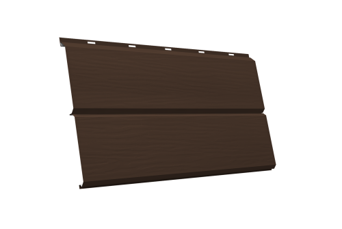 ЭкоБрус 3D 0,345 GL 0.45 PE с пленкой RAL 8017 шоколад