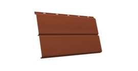 ЭкоБрус 3D 0,345 GL 0.45 Drap TR с пленкой RAL 8004 терракота