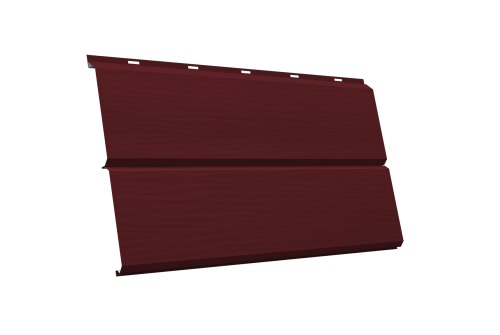 ЭкоБрус 3D 0,345 GL 0.5 Satin с пленкой RAL 3005 красное вино