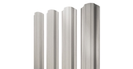 Штакетник Прямоугольный фигурный 0,45 Print Elite Milky Wood TwinColor