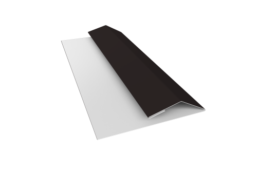 Планка финишная Блок-хаус new 0,5 Drap TX RAL 9005 черный (3м)