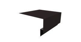 Планка околооконная сложная Блок-хаус new 250х75х27 0,5 Satin Matt RAL 9005 черный (2м)