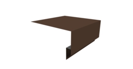 Планка околооконная сложная Блок-хаус new 250х75х27 0,5 Drap RAL 8017 шоколад (2м)