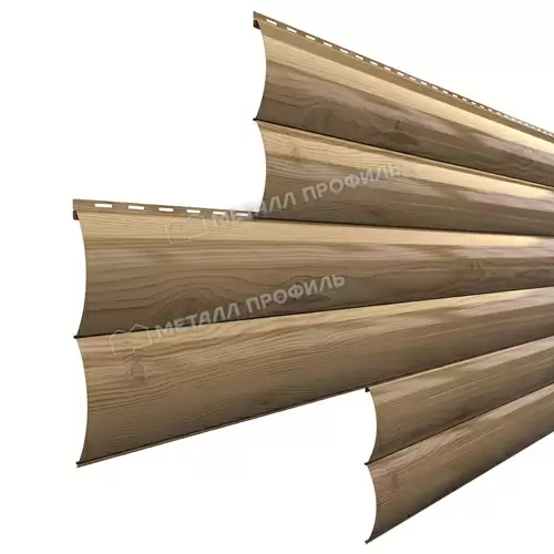 Сайдинг Металл Профиль Woodstock-Т-28х330 (ECOSTEEL-01-Сосна-0.5)