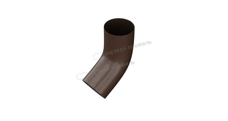 Колено трубы Металл Профиль Foramina Freeze D100 DarkBrown