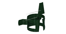 Держатель трубы (на дерево) Металл Профиль Foramina PUR D100 RAL 6005