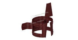 Держатель трубы (на дерево) Металл Профиль Foramina PUR D100 RAL 8017