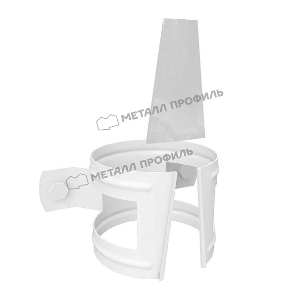 Держатель трубы (на дерево) Металл Профиль GS lite D90 RAL 9003