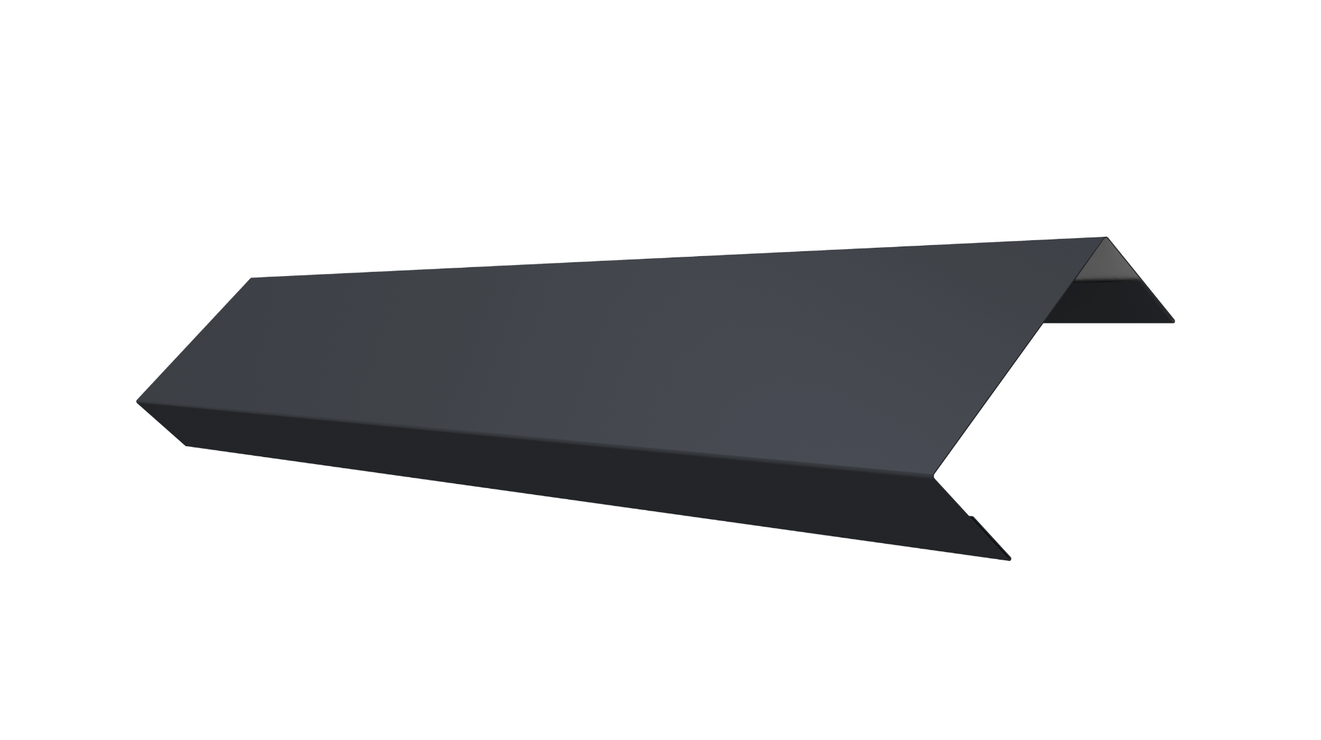 Ламель обратная 50 забора жалюзи Texas 0.5 Drap TX RAL 7024 мокрый асфальт