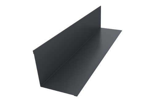 Угол внутренний 110х110 0,45 Drap TX RAL 7024 мокрый асфальт (3м)