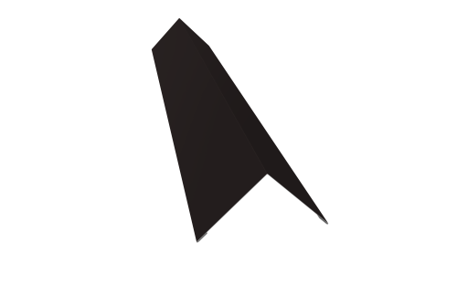 Угол внешний 110х110 0,45 Drap RAL 9005 черный (3м)