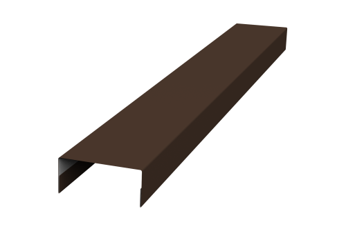 Крышка 30х15 жалюзи Texas 0,5 Satin RAL 8017 шоколад (2м)