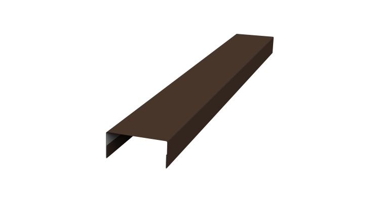 Крышка 30х15 жалюзи Texas 0,5 Drap TX RAL 8017 шоколад (3м)