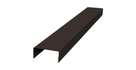 Крышка 30х20 жалюзи Texas 0,5 Drap TX RR 32 темно-коричневый (3м)