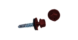 Саморез по металлу Daxmer 5,5х25 RAL 3011 (250) сверло №3